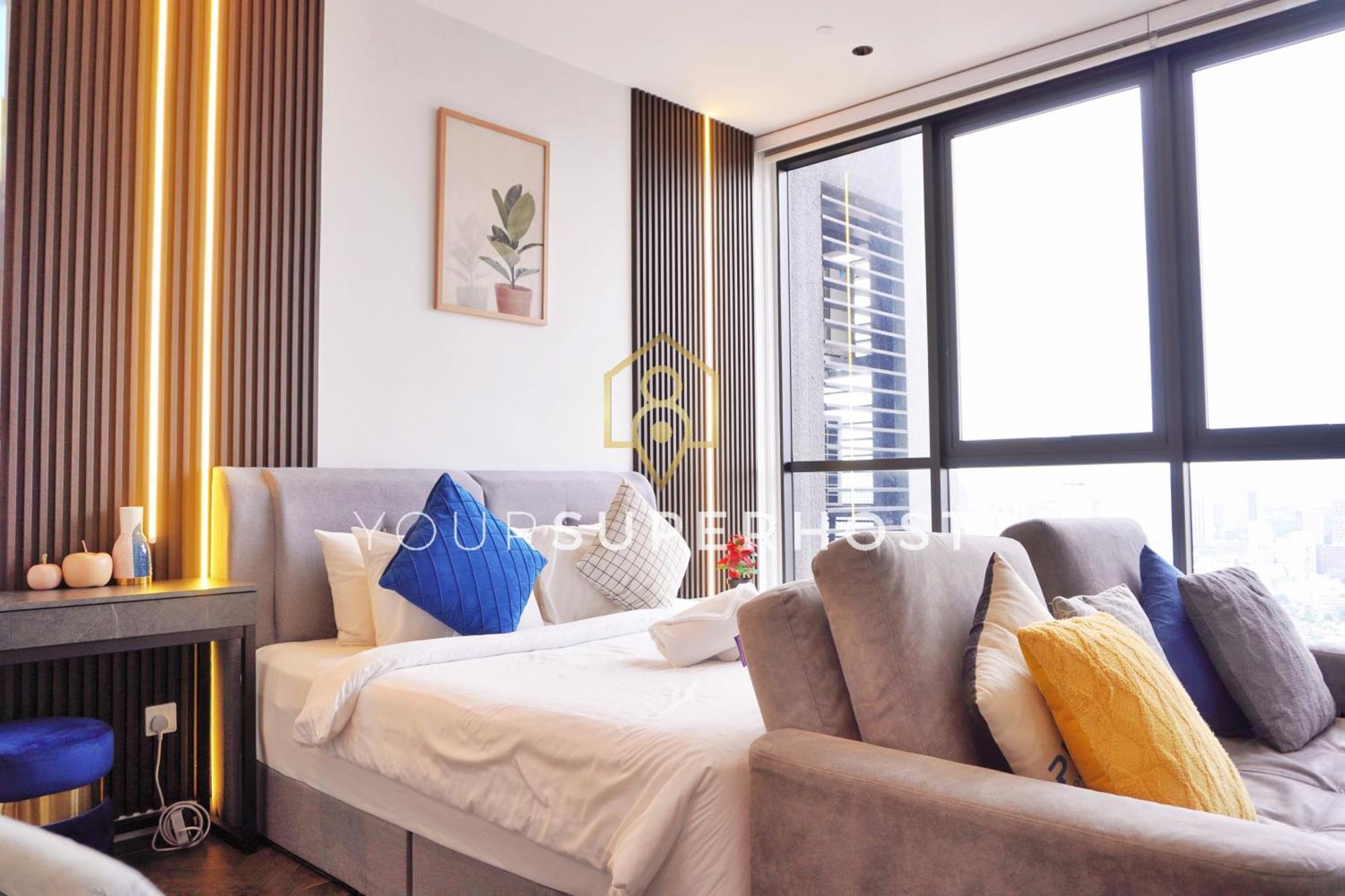 Scarletz Suites Near Klcc By Yoursuperhost Kuala Lumpur Pokoj fotografie